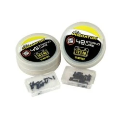 Fox Rage Staaldraad Predator 49 Strand Steel Wire Inc Crimps