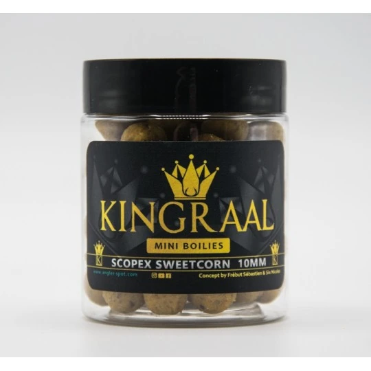 KINGRAAL Mini Boilies Scopex Sweetcorn 10mm 50gr - Image 3