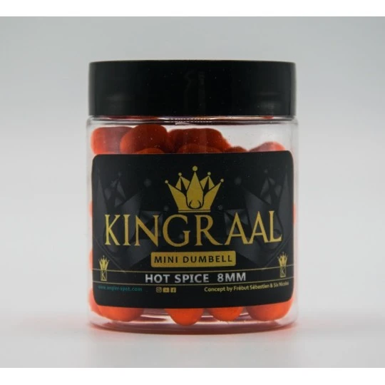 KINGRAAL Mini Dumbell Orange Hot Spice 8mm 50gr - Image 3