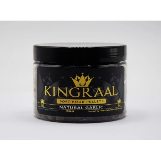 KINGRAAL Soft Hook Pellet 4mm Natural Garlic 100gr - Image 2