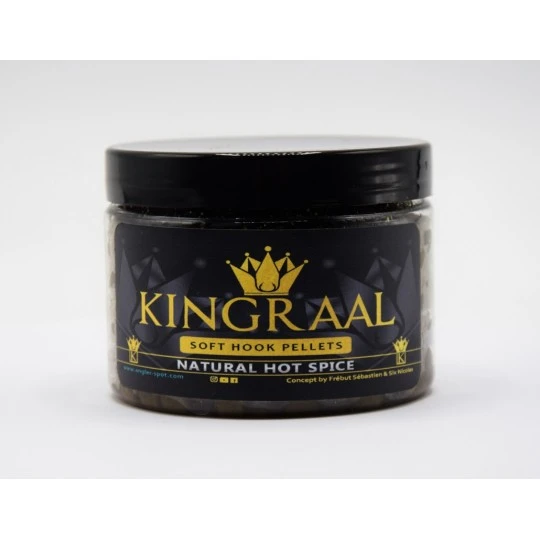KINGRAAL Soft Hook Pellet 4mm Natural Hot Spice 100gr - Image 2