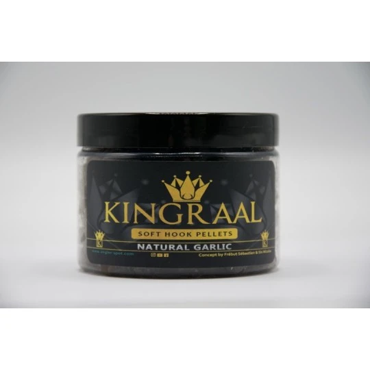 KINGRAAL Soft Hook Pellet 6mm Natural Garlic 100gr - Image 2