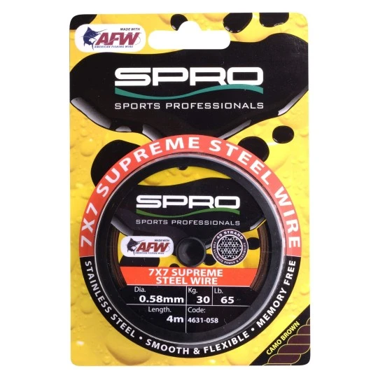 SPRO 7x7 Supreme Steel Wire 4m